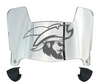 CSU Buccaneers Mini Football Helmet Visor Shield w/ Clips - PICK VISOR & LOGO COLOR