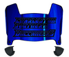 CSU Buccaneers Mini Football Helmet Visor Shield w/ Clips - PICK VISOR & LOGO COLOR