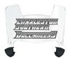 CSU Buccaneers Mini Football Helmet Visor Shield w/ Clips - PICK VISOR & LOGO COLOR