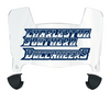CSU Buccaneers Mini Football Helmet Visor Shield w/ Clips - PICK VISOR & LOGO COLOR