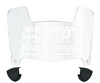 CSU Buccaneers Mini Football Helmet Visor Shield w/ Clips - PICK VISOR & LOGO COLOR
