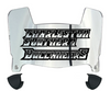 CSU Buccaneers Mini Football Helmet Visor Shield w/ Clips - PICK VISOR & LOGO COLOR