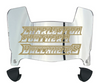 CSU Buccaneers Mini Football Helmet Visor Shield w/ Clips - PICK VISOR & LOGO COLOR