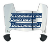 CSU Buccaneers Mini Football Helmet Visor Shield w/ Clips - PICK VISOR & LOGO COLOR