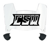 CSU Buccaneers Mini Football Helmet Visor Shield w/ Clips - PICK VISOR & LOGO COLOR