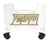 CSU Buccaneers Mini Football Helmet Visor Shield w/ Clips - PICK VISOR & LOGO COLOR