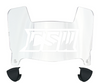 CSU Buccaneers Mini Football Helmet Visor Shield w/ Clips - PICK VISOR & LOGO COLOR