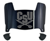 CSU Buccaneers Mini Football Helmet Visor Shield w/ Clips - PICK VISOR & LOGO COLOR