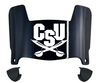 CSU Buccaneers Mini Football Helmet Visor Shield w/ Clips - PICK VISOR & LOGO COLOR