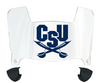 CSU Buccaneers Mini Football Helmet Visor Shield w/ Clips - PICK VISOR & LOGO COLOR