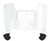 CSU Buccaneers Mini Football Helmet Visor Shield w/ Clips - PICK VISOR & LOGO COLOR