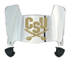 CSU Buccaneers Mini Football Helmet Visor Shield w/ Clips - PICK VISOR & LOGO COLOR