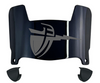 Cal Baptist Lancers Mini Football Helmet Visor Shield w/ Clips - PICK VISOR & LOGO COLOR
