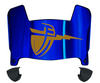 Cal Baptist Lancers Mini Football Helmet Visor Shield w/ Clips - PICK VISOR & LOGO COLOR
