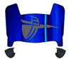 Cal Baptist Lancers Mini Football Helmet Visor Shield w/ Clips - PICK VISOR & LOGO COLOR