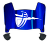 Cal Baptist Lancers Mini Football Helmet Visor Shield w/ Clips - PICK VISOR & LOGO COLOR