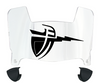 Cal Baptist Lancers Mini Football Helmet Visor Shield w/ Clips - PICK VISOR & LOGO COLOR
