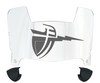 Cal Baptist Lancers Mini Football Helmet Visor Shield w/ Clips - PICK VISOR & LOGO COLOR