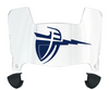 Cal Baptist Lancers Mini Football Helmet Visor Shield w/ Clips - PICK VISOR & LOGO COLOR