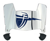 Cal Baptist Lancers Mini Football Helmet Visor Shield w/ Clips - PICK VISOR & LOGO COLOR