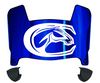 Cal Davis Aggies Mini Football Helmet Visor Shield w/ Clips - PICK VISOR & LOGO COLOR