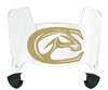 Cal Davis Aggies Mini Football Helmet Visor Shield w/ Clips - PICK VISOR & LOGO COLOR