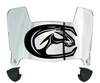 Cal Davis Aggies Mini Football Helmet Visor Shield w/ Clips - PICK VISOR & LOGO COLOR