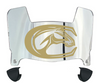 Cal Davis Aggies Mini Football Helmet Visor Shield w/ Clips - PICK VISOR & LOGO COLOR