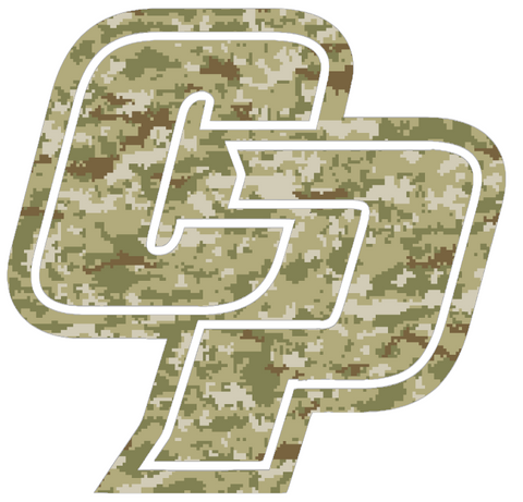 Cal Poly Mustangs Team Logo Salute to Service Camouflage Camo Vinyl Decal PICK SIZE