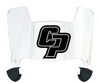 Cal Poly Mustangs Mini Football Helmet Visor Shield w/ Clips - PICK VISOR & LOGO COLOR