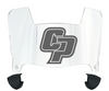 Cal Poly Mustangs Mini Football Helmet Visor Shield w/ Clips - PICK VISOR & LOGO COLOR