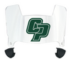 Cal Poly Mustangs Mini Football Helmet Visor Shield w/ Clips - PICK VISOR & LOGO COLOR