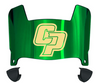 Cal Poly Mustangs Mini Football Helmet Visor Shield w/ Clips - PICK VISOR & LOGO COLOR