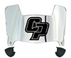 Cal Poly Mustangs Mini Football Helmet Visor Shield w/ Clips - PICK VISOR & LOGO COLOR