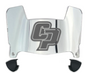 Cal Poly Mustangs Mini Football Helmet Visor Shield w/ Clips - PICK VISOR & LOGO COLOR