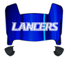 Cal Baptist Lancers Mini Football Helmet Visor Shield w/ Clips - PICK VISOR & LOGO COLOR