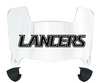Cal Baptist Lancers Mini Football Helmet Visor Shield w/ Clips - PICK VISOR & LOGO COLOR