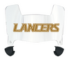 Cal Baptist Lancers Mini Football Helmet Visor Shield w/ Clips - PICK VISOR & LOGO COLOR