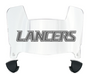 Cal Baptist Lancers Mini Football Helmet Visor Shield w/ Clips - PICK VISOR & LOGO COLOR