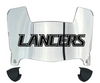Cal Baptist Lancers Mini Football Helmet Visor Shield w/ Clips - PICK VISOR & LOGO COLOR