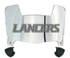 Cal Baptist Lancers Mini Football Helmet Visor Shield w/ Clips - PICK VISOR & LOGO COLOR