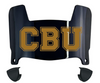 Cal Baptist Lancers Mini Football Helmet Visor Shield w/ Clips - PICK VISOR & LOGO COLOR