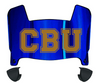 Cal Baptist Lancers Mini Football Helmet Visor Shield w/ Clips - PICK VISOR & LOGO COLOR
