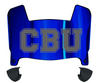 Cal Baptist Lancers Mini Football Helmet Visor Shield w/ Clips - PICK VISOR & LOGO COLOR