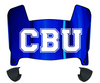 Cal Baptist Lancers Mini Football Helmet Visor Shield w/ Clips - PICK VISOR & LOGO COLOR