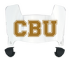 Cal Baptist Lancers Mini Football Helmet Visor Shield w/ Clips - PICK VISOR & LOGO COLOR