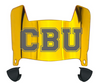 Cal Baptist Lancers Mini Football Helmet Visor Shield w/ Clips - PICK VISOR & LOGO COLOR