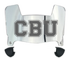 Cal Baptist Lancers Mini Football Helmet Visor Shield w/ Clips - PICK VISOR & LOGO COLOR