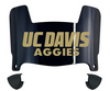 Cal Davis Aggies Mini Football Helmet Visor Shield w/ Clips - PICK VISOR & LOGO COLOR