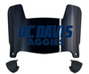 Cal Davis Aggies Mini Football Helmet Visor Shield w/ Clips - PICK VISOR & LOGO COLOR